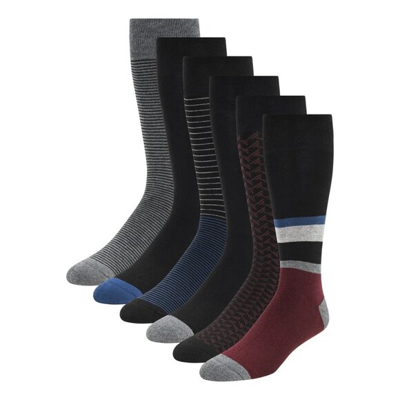 Ted Baker Men's Soft Cushion Comfort Dress Sock, 6-Pair (New) - Picture 2 of 7